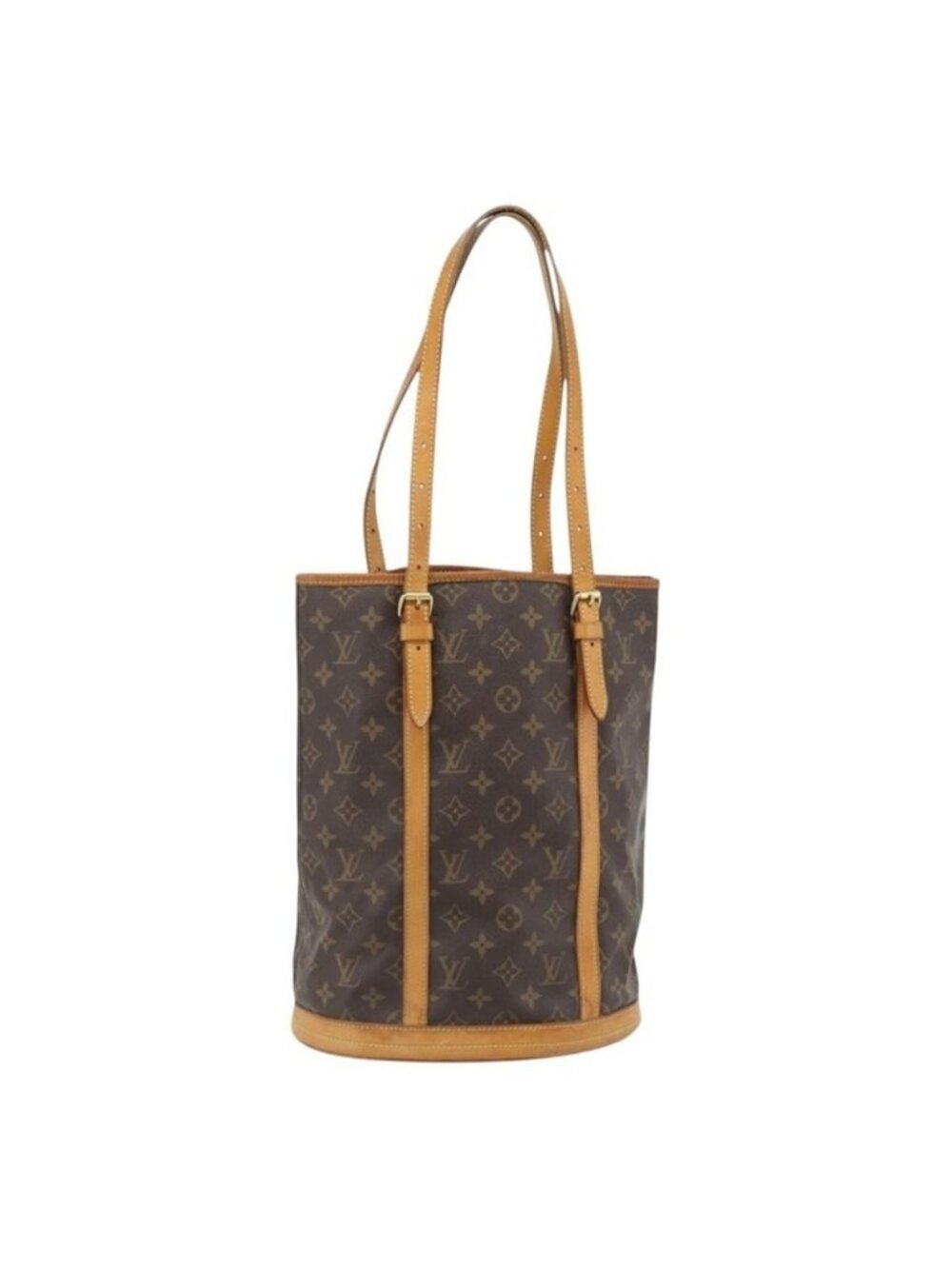 Authentic LOUIS VUITTON Monogram Bucket GM Shoulder Bag M42236 LV
